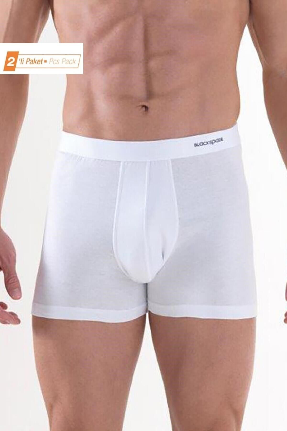Blackspade 2'Li Paket %100 Pamuk Erkek Rahat Kesim Boxer