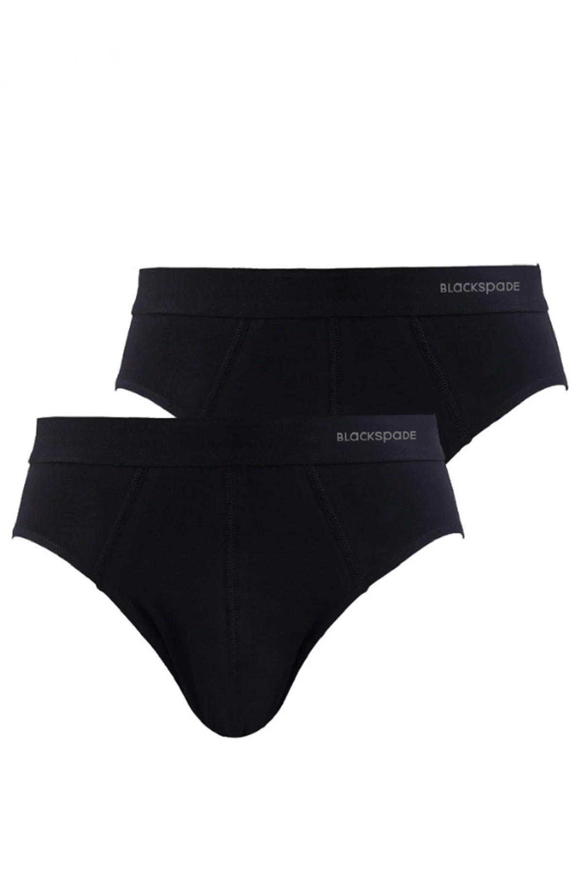 2'li Paket %100 Pamuk Siyah Erkek Slip