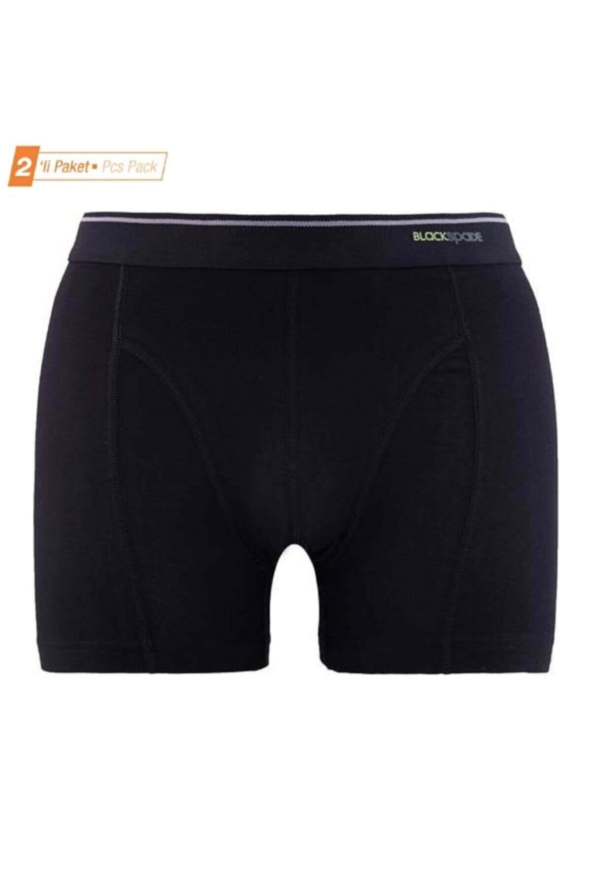 Blackspade 2'Li Paket %92 Pamuk Erkek Boxer