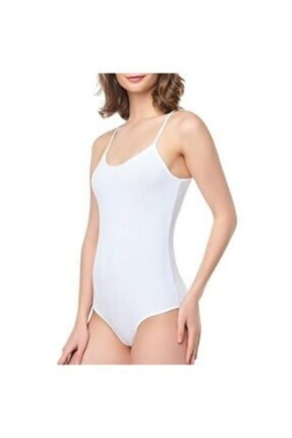 2'li Paket Ip Askılı Kadın Çıtçıtlı Body