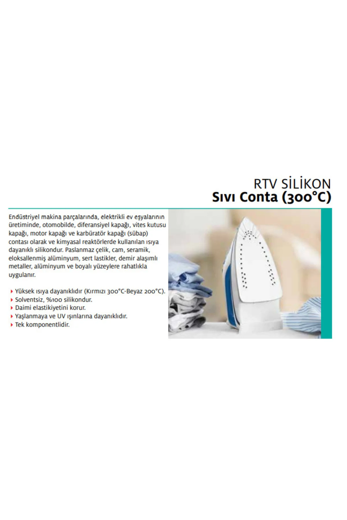 2'li Paket Rtv Silikon Sıvı Conta (300° C) Kırmızı 310 ml