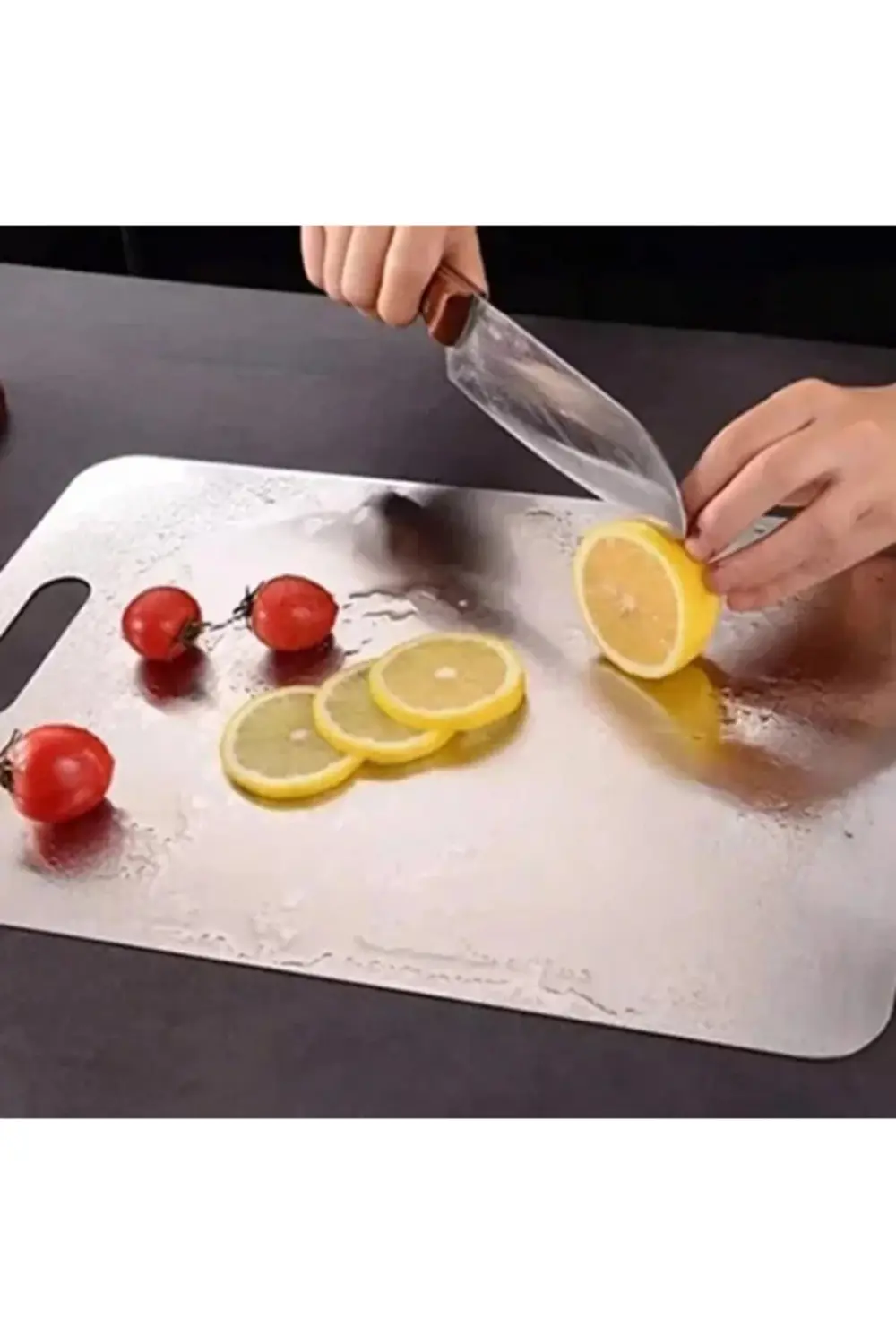 2'li Paslanmaz Çelik Kesim Panosu Seti