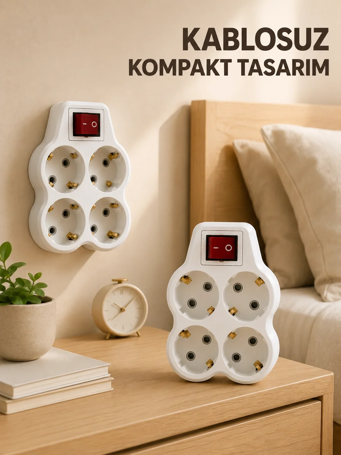 2’li Set 4’lü Priz Çoklayıcı Açma Kapama Anahtarlı Direkt Prize Takılan Adaptör 2’li Set 4’lü Priz Çoklayıcı Açma Kapama Anahtarlı Direkt Prize Takılan Adaptör