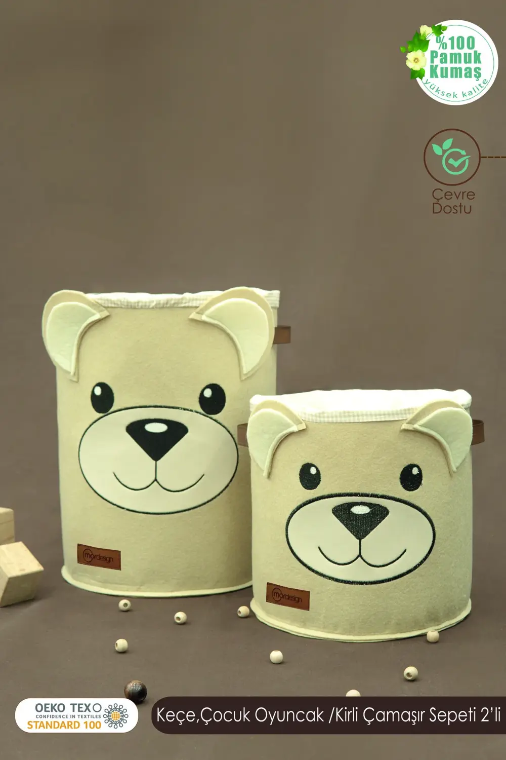 2'li Set, Çocuk Saklama Kutusu, Çamaşır/Oyuncak Düzenleyici, Kirl