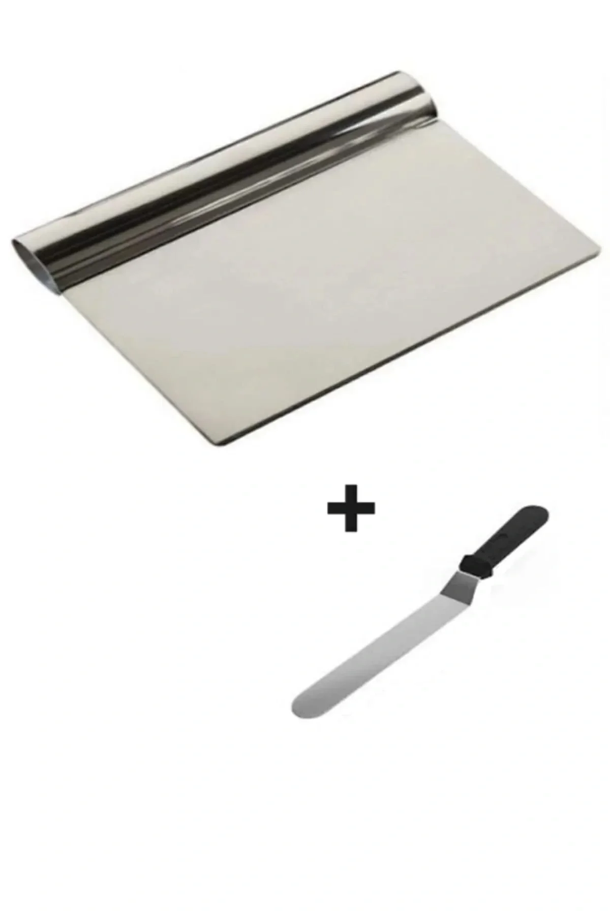 2li Set Hamur Şekillendirici Eğik Pasta Spatulası +metal Hamur Kesici Kazıyıcı Spatula 2li Set Hamur Şekillendirici Eğik Pasta Spatulası +metal Hamur Kesici Kazıyıcı Spatula