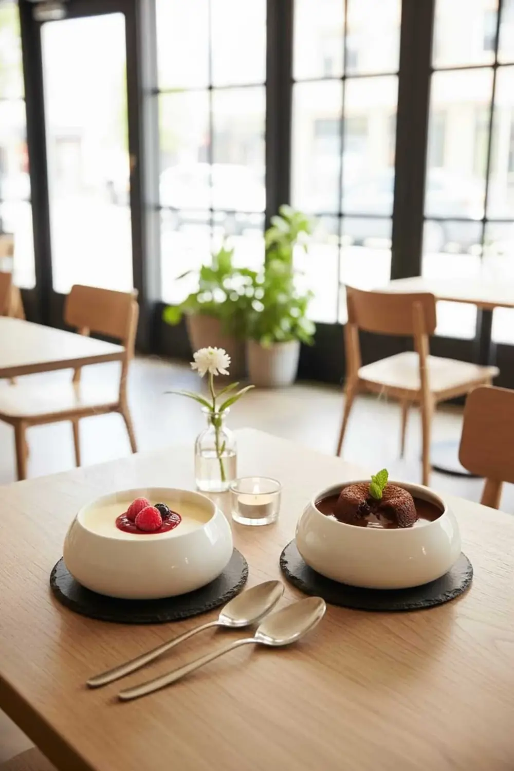 2’li Set Porselen Çorba, Tatlı ve Meze Kasesi 14x6 cm