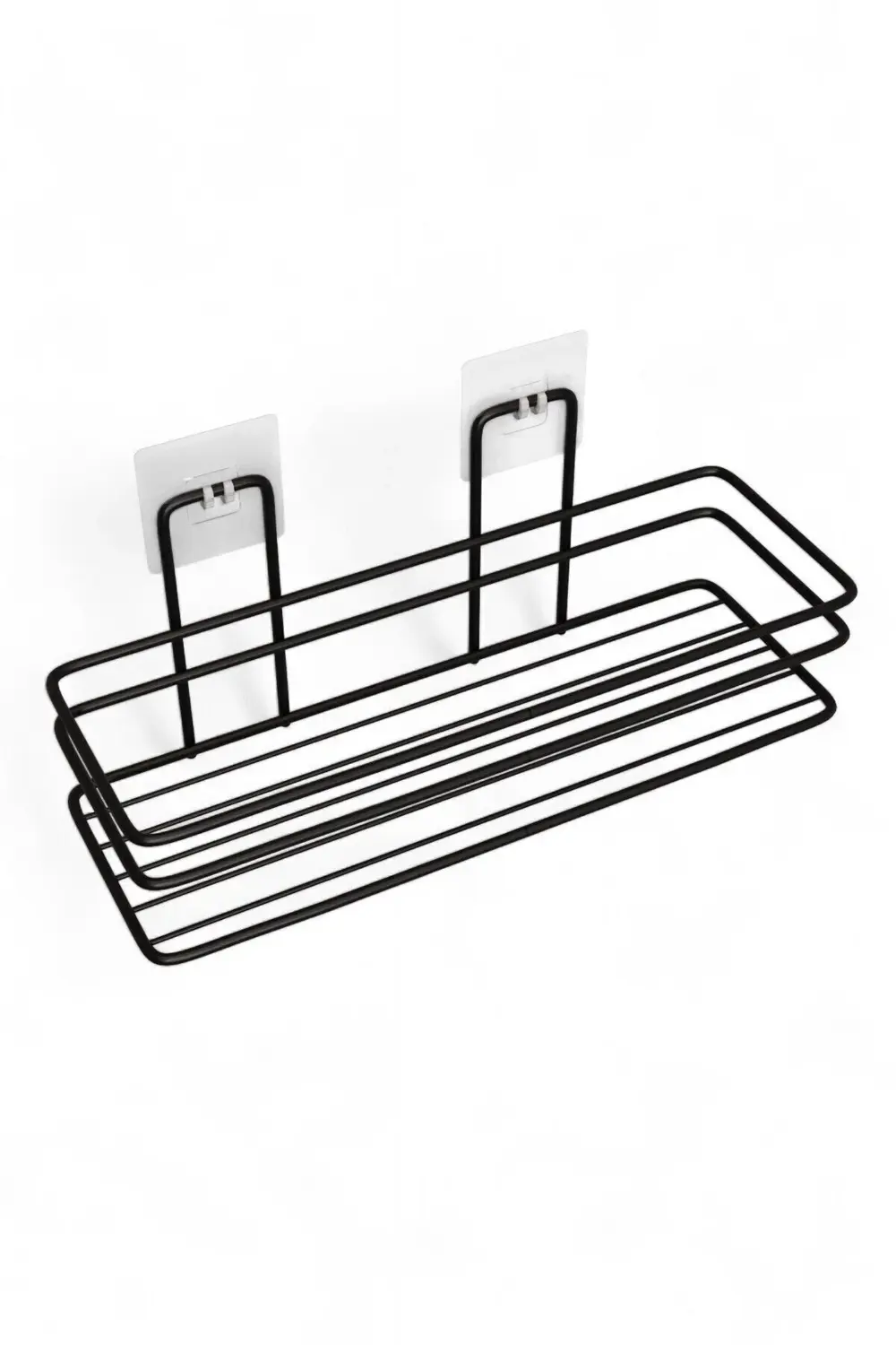 2'li Set, Pratik Ve Şık Yapışkanlı Banyo Şampuanlık Ile Banyonuzd