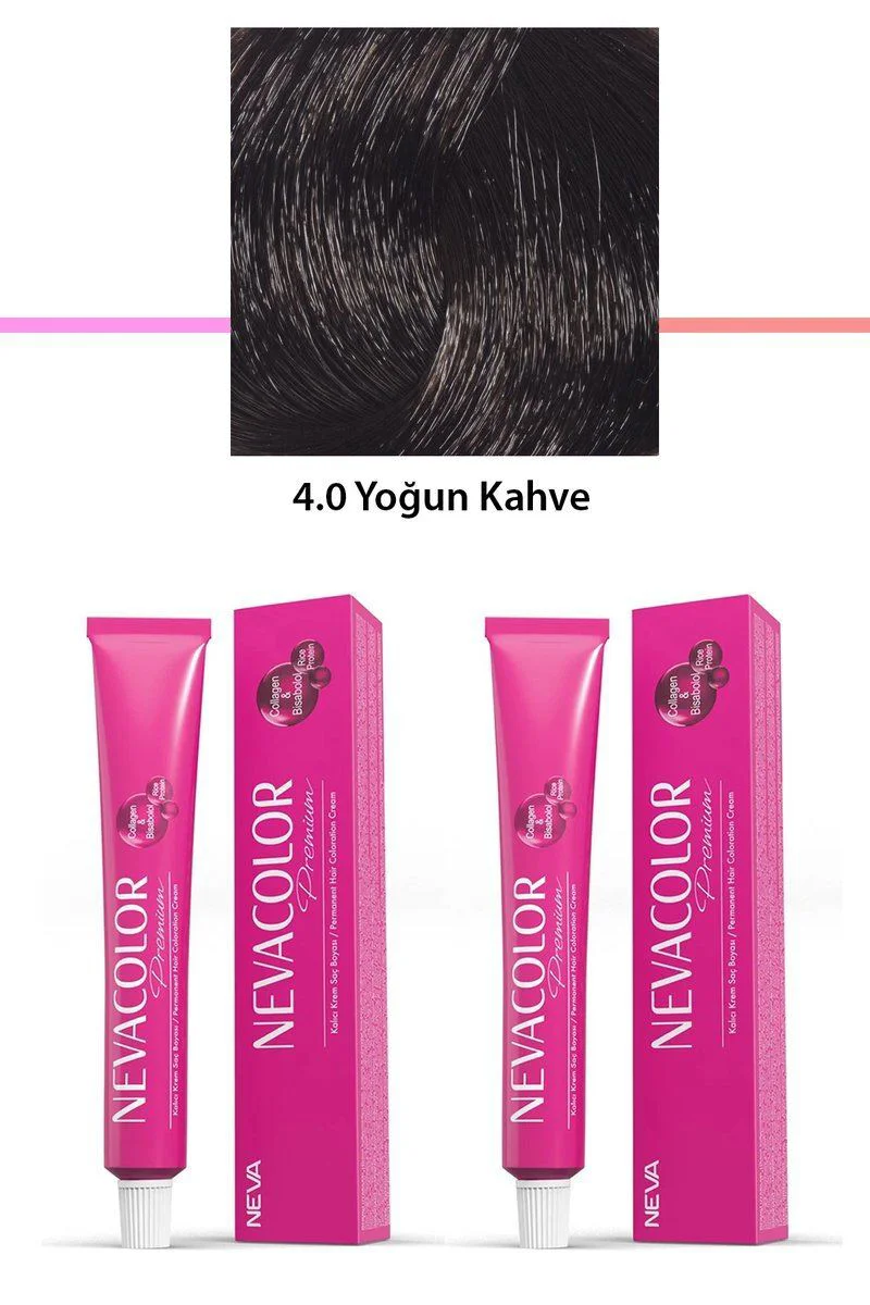 2'li Set Premium 4.0 Yoğun Kahve Kalıcı Krem Saç Boyası - Sağlıklı ve Parlak Renkler Fiyatı, Yorumları ve Özellikleri