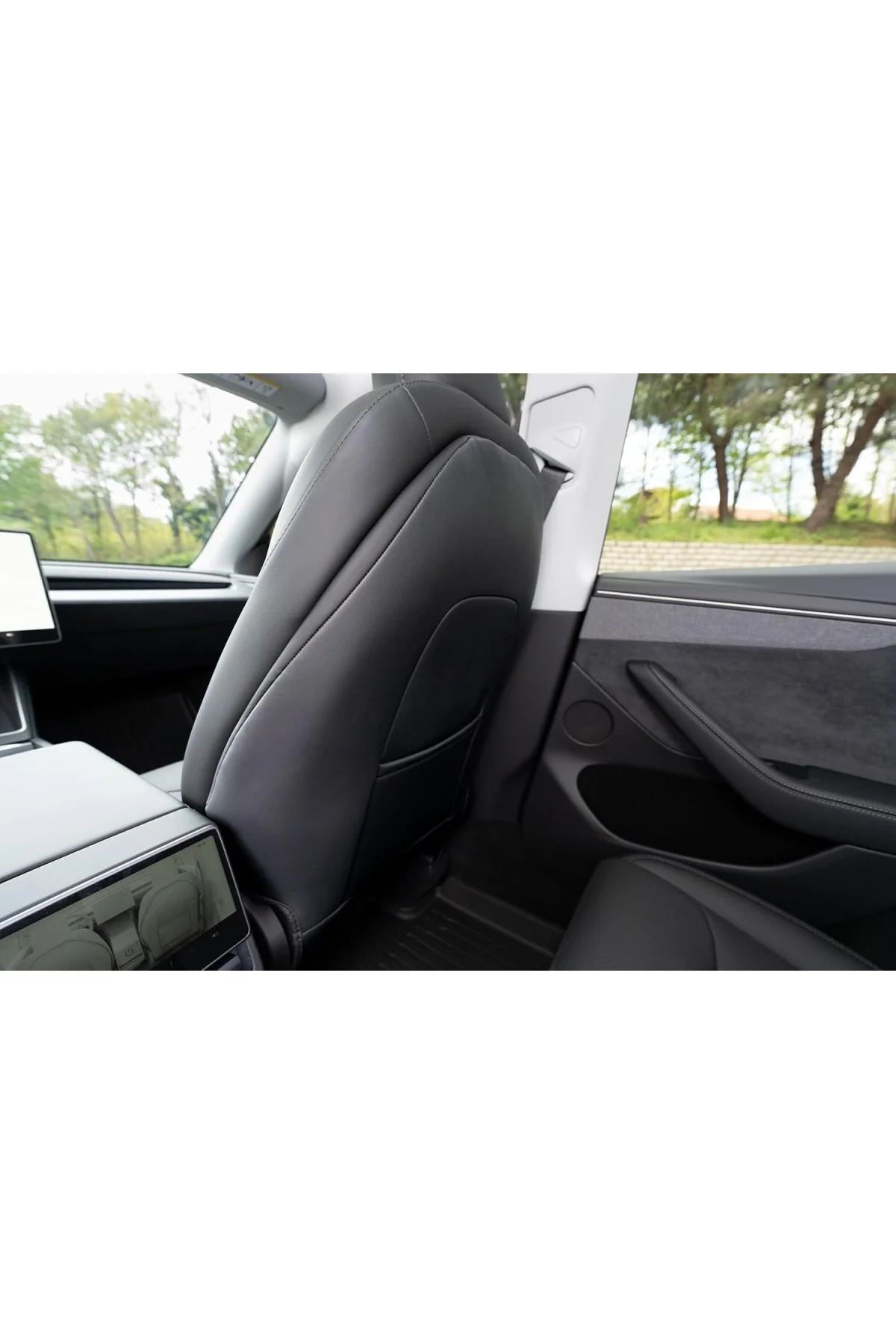 (2'Lİ SET) Tesla Model 3 Y Koltuk Arkası Koruyucu, Tesla Koltuk Koruma Kılıfı