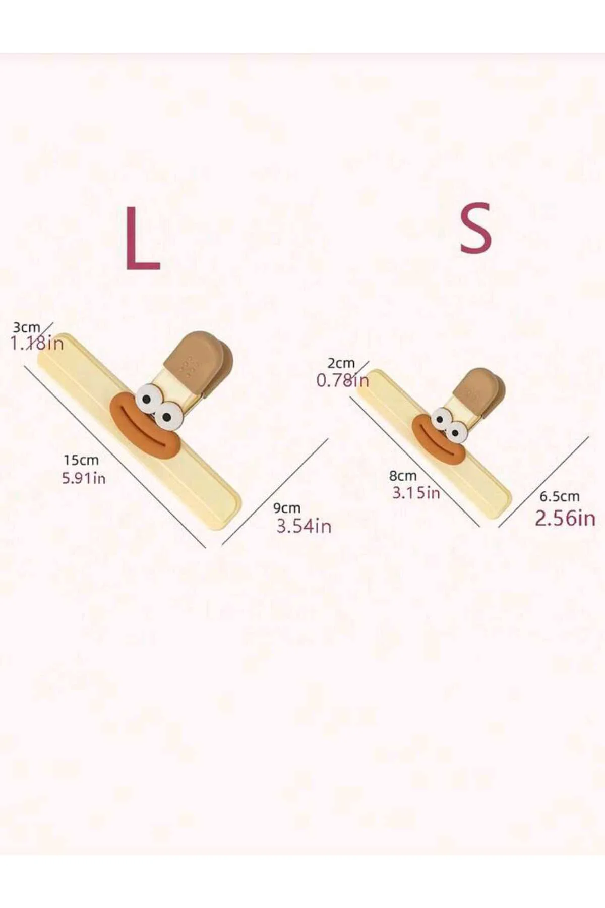 2'li Sevimli Karakter Paket Klipsi
