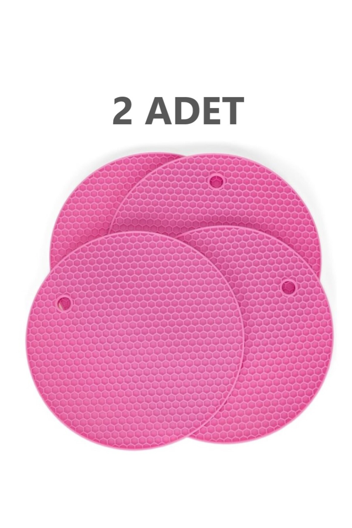 2'li Silikon Nihale Petek Desenli, Kalburabastı Kalıbı, Tutacak