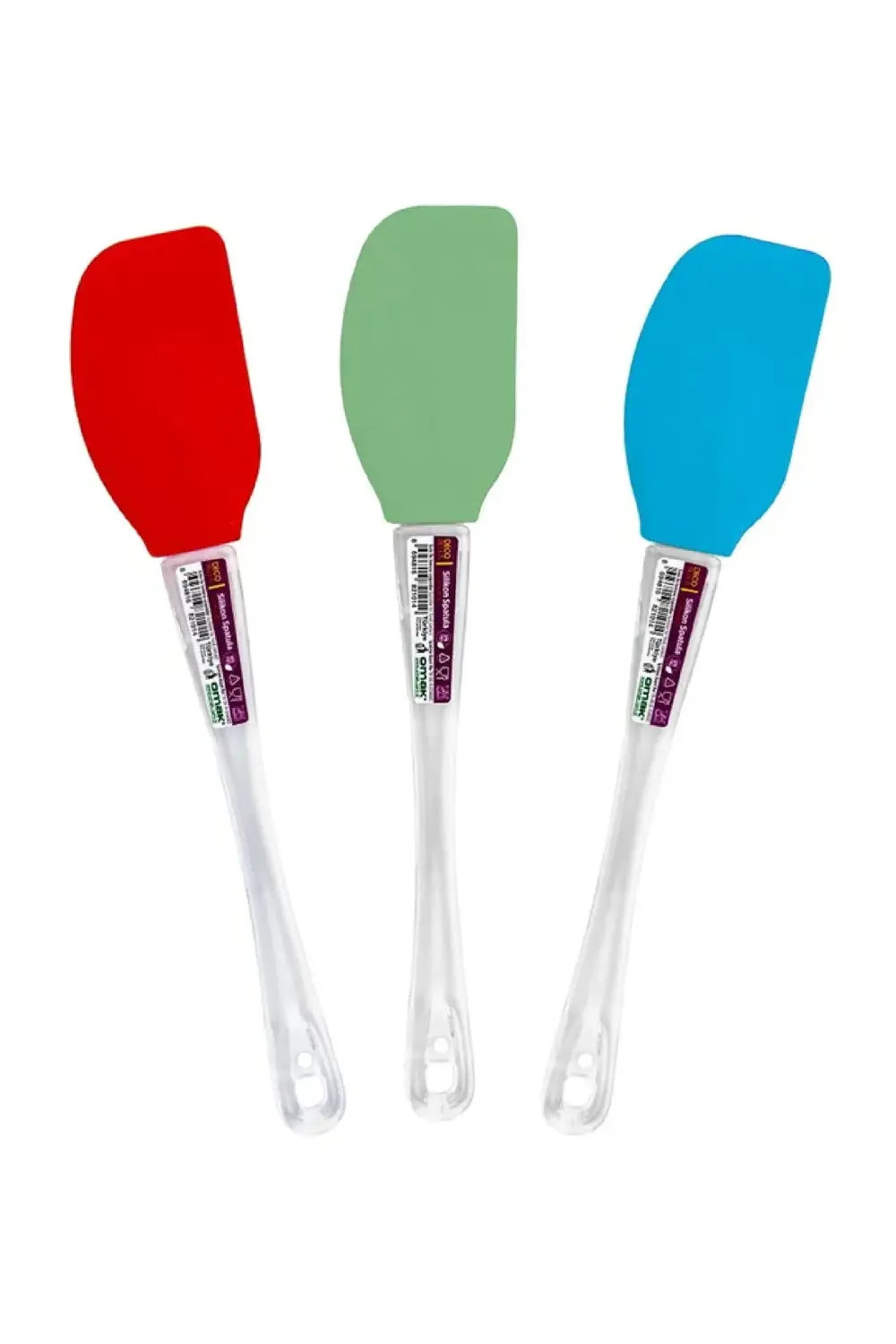 2'li Silikon Set, Yumurta Fırçası ve Spatula Seti, Silikon Yemek