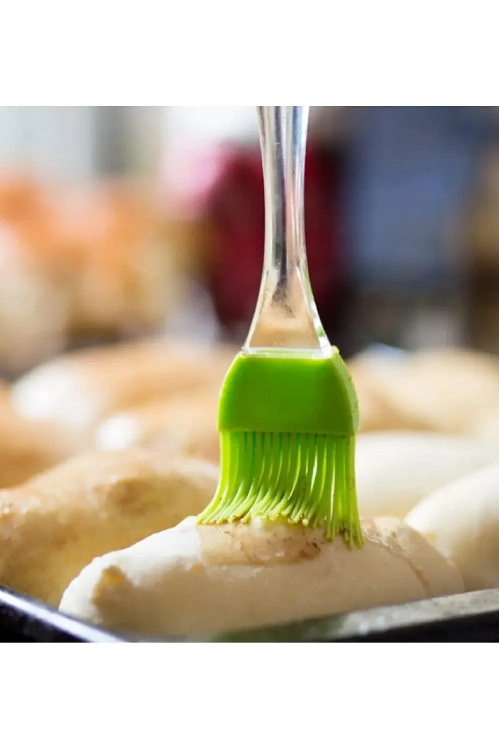 2'li Silikon Set, Yumurta Fırçası ve Spatula Seti, Silikon Yemek