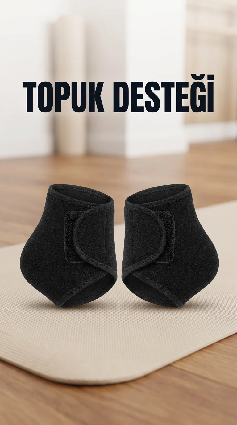 2'li Silikon Topuk Destekli Ortopedik Çorap - Ağrı Azaltan Ayak B