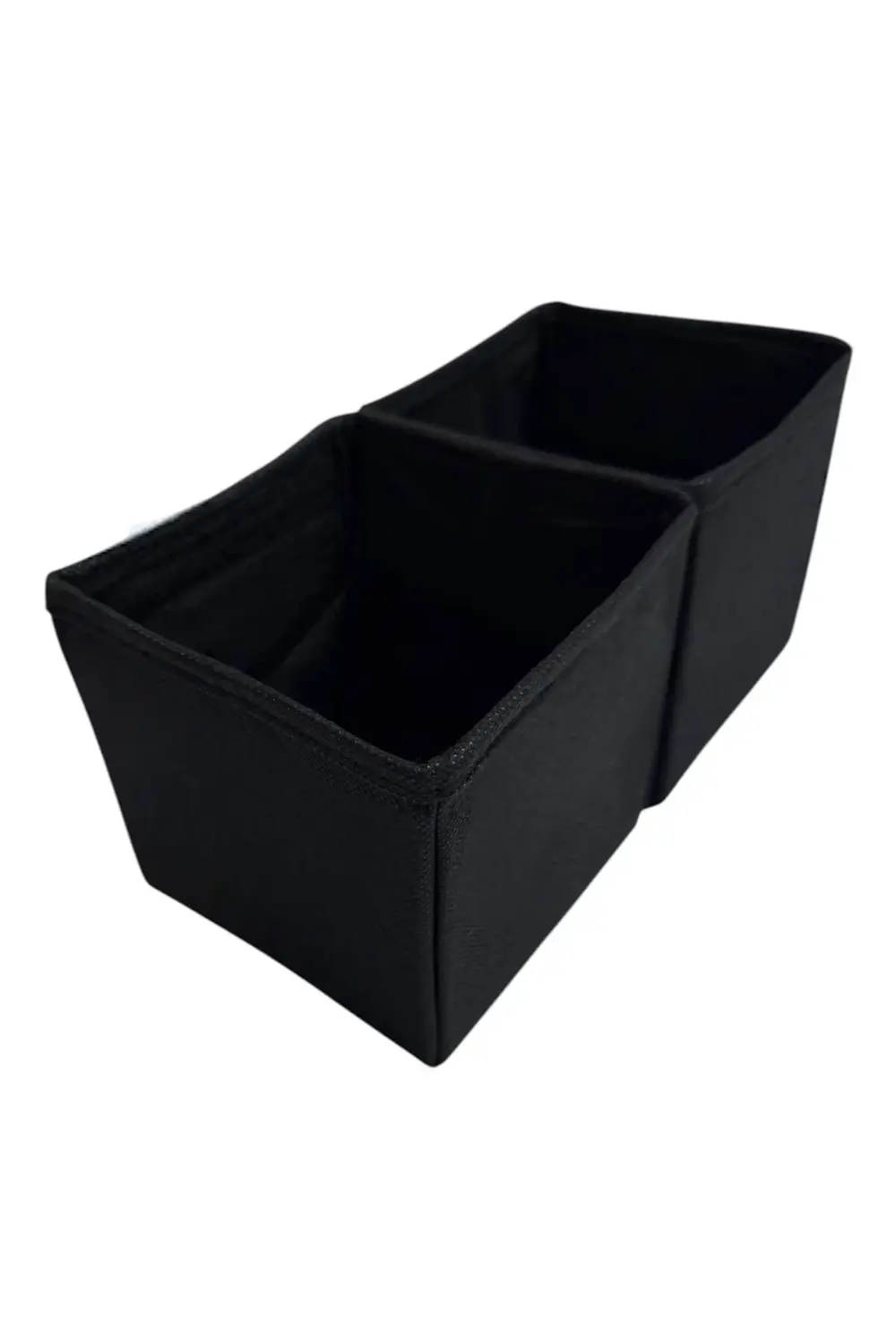 2'li Siyah Çekmece Içi Düzenleyici Organizer Set - Çok Amaçlı Dol