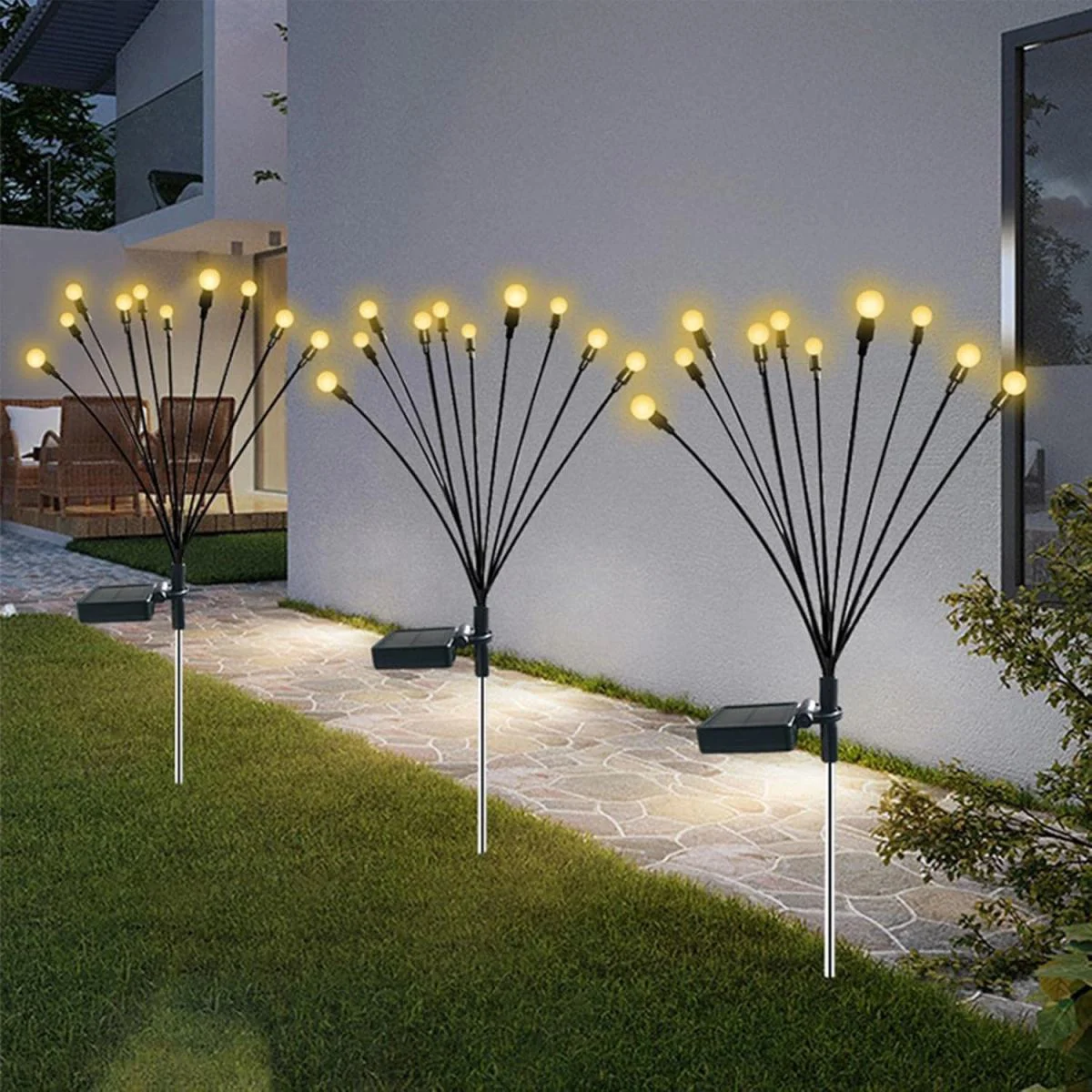 2'li Solar Bahçe Aydınlatması - 8 LEDli 2 Modlu RGB Fiyatı, Yorumları ve Özellikleri