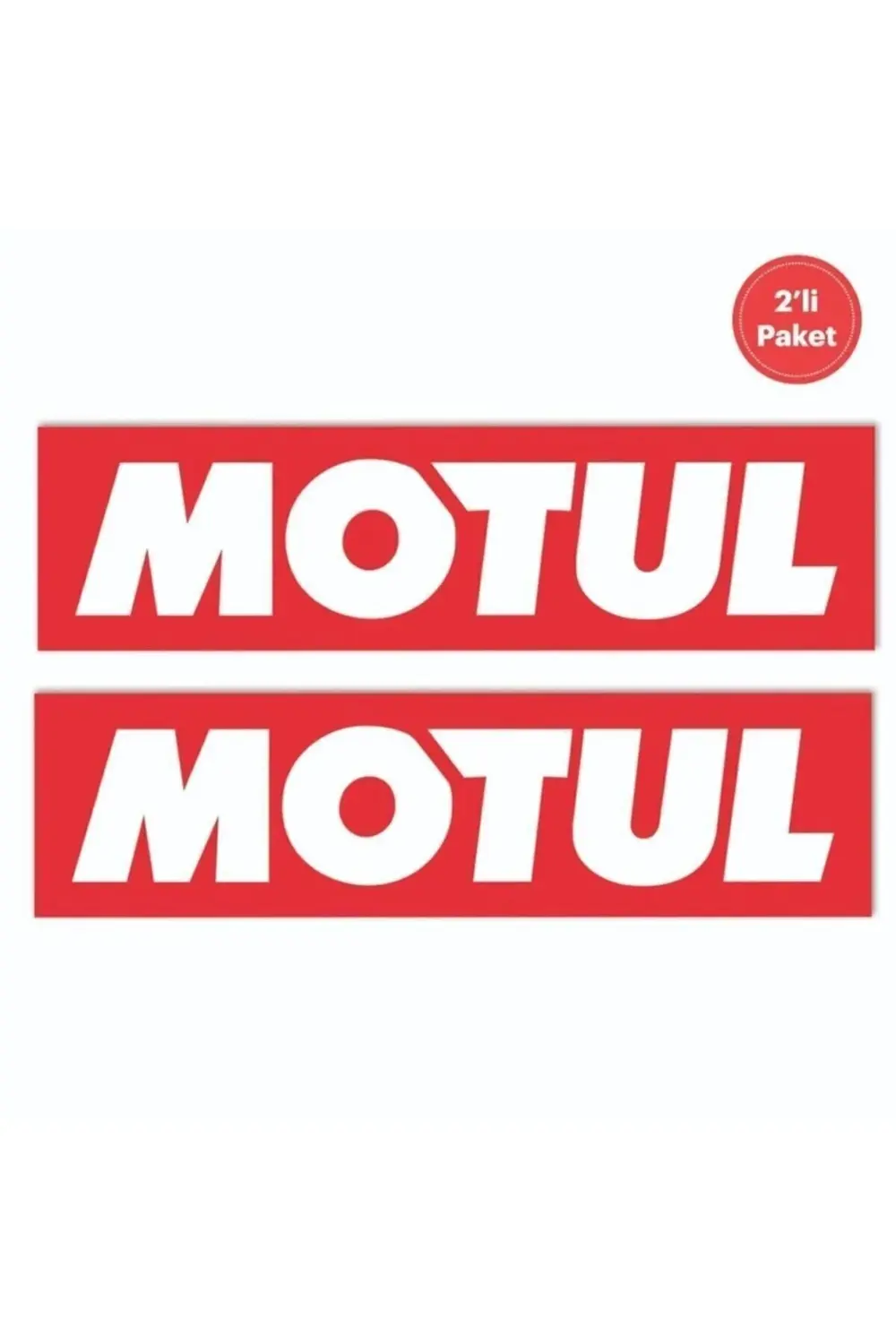 2'li Sticker 8cm X 2.2 Cm