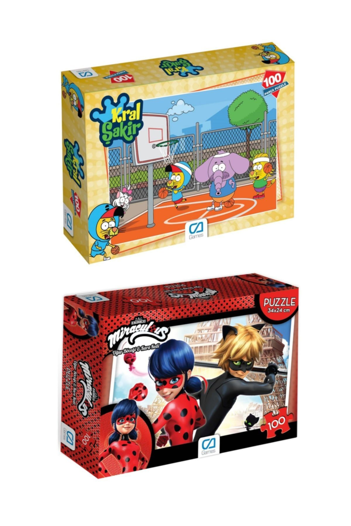 Ca Games 2'Li Süper Puzzle Set(5068-5002)