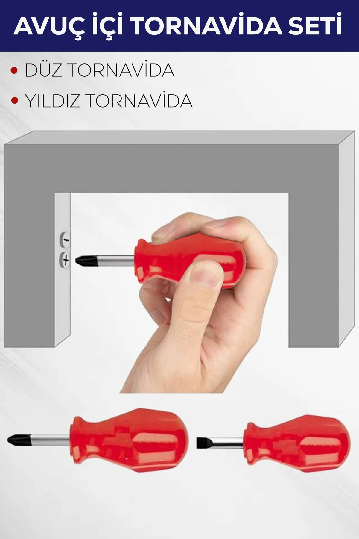 2'li uç Içi Tornida Seti Düz Yıldız