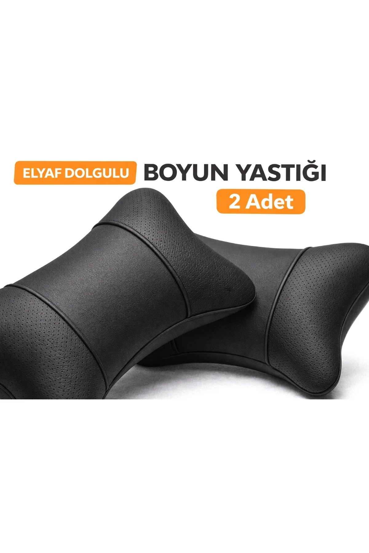 2li (ultra Lüx) Oto Boyun Yastığı Özel Noktalı Siyah Deri 2li (ultra Lüx) Oto Boyun Yastığı Özel Noktalı Siyah Deri - Görsel 6