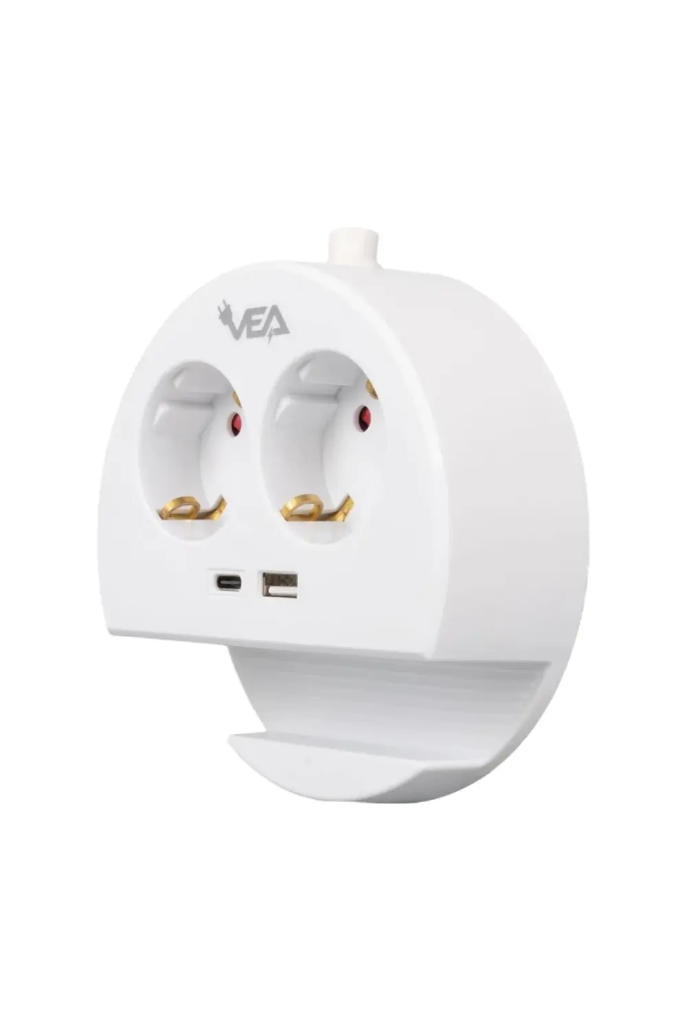 2li Usb Type-c Girişli Telefon Standlı 1.5 Metre Grup Priz Ve- G1