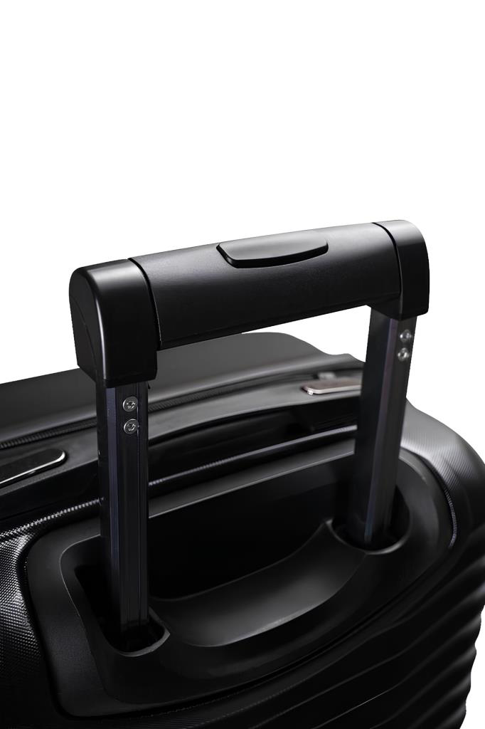 Louisiana Polo 2'Li Valiz Seti Polikarbon Büyük Boy – Orta Boy Valiz Siyah 1819