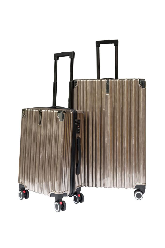 Louisiana Polo 2'Li Valiz Seti %100 Polikarbon Büyük Boy – Kabin Boy Valiz 4X2 T