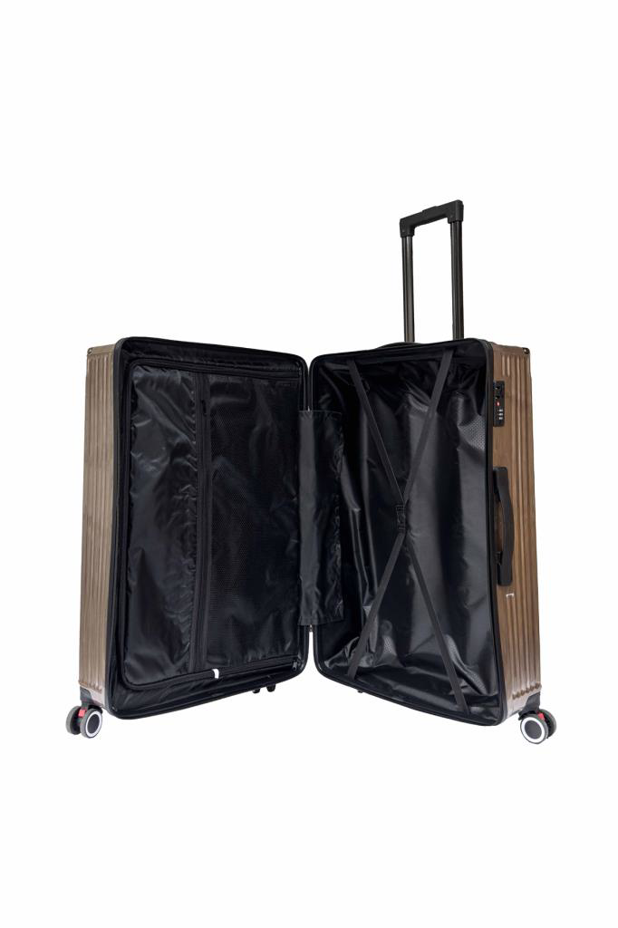 Louisiana Polo 2'Li Valiz Seti %100 Polikarbon Büyük Boy – Kabin Boy Valiz 4X2 T