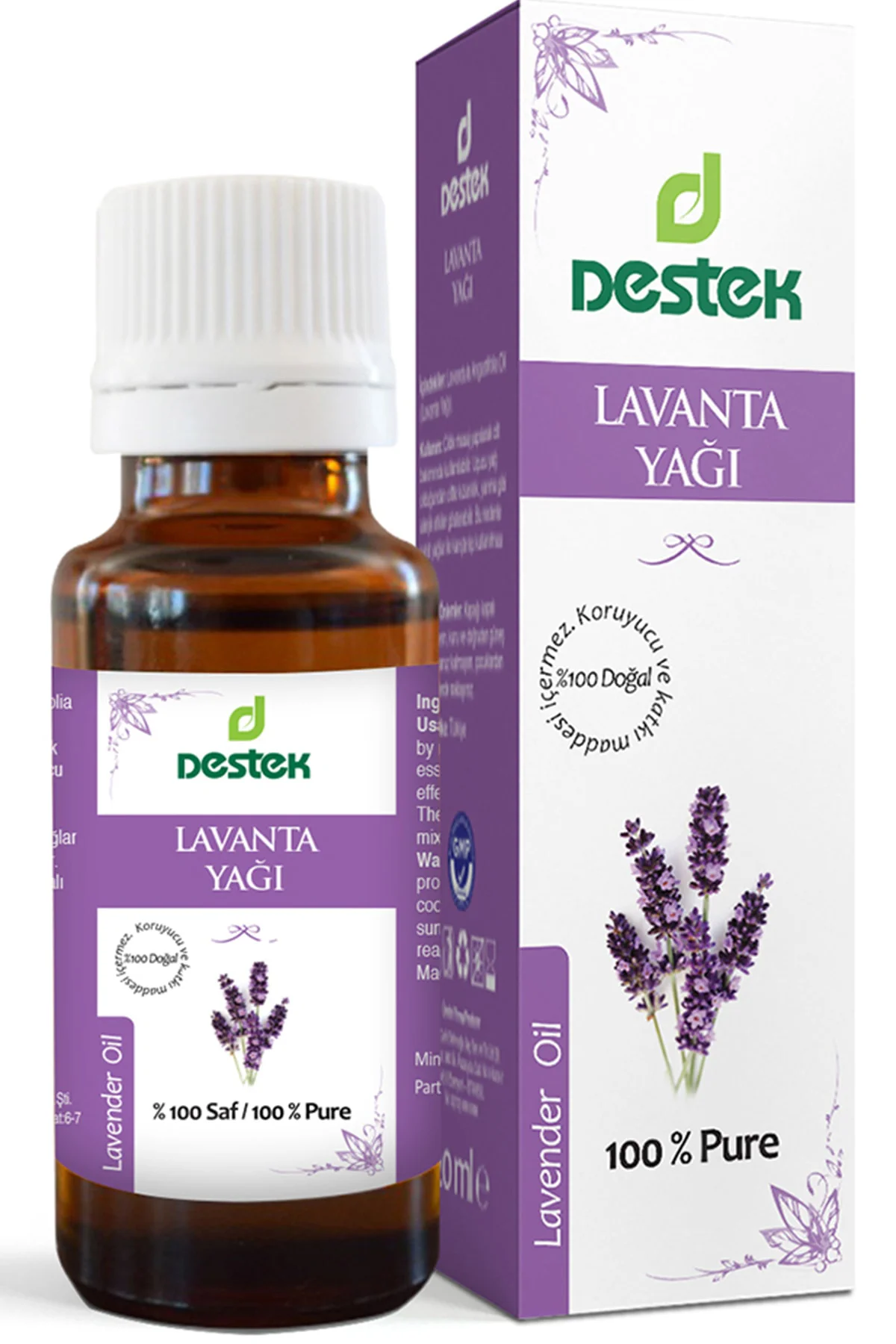 2'li Yağ Seti(20ml Uçucu Lavanta Yağı,20ml Uçucu Kekik Yağı)