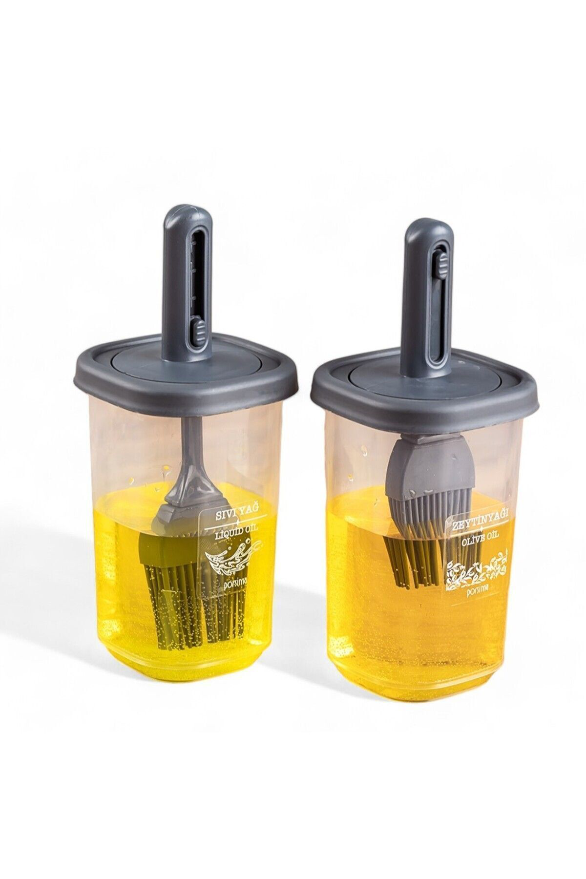 Ferah Plastik 2'Li Yağlik Takimi Yağlik Standi: 2'Li Konsept Firçali