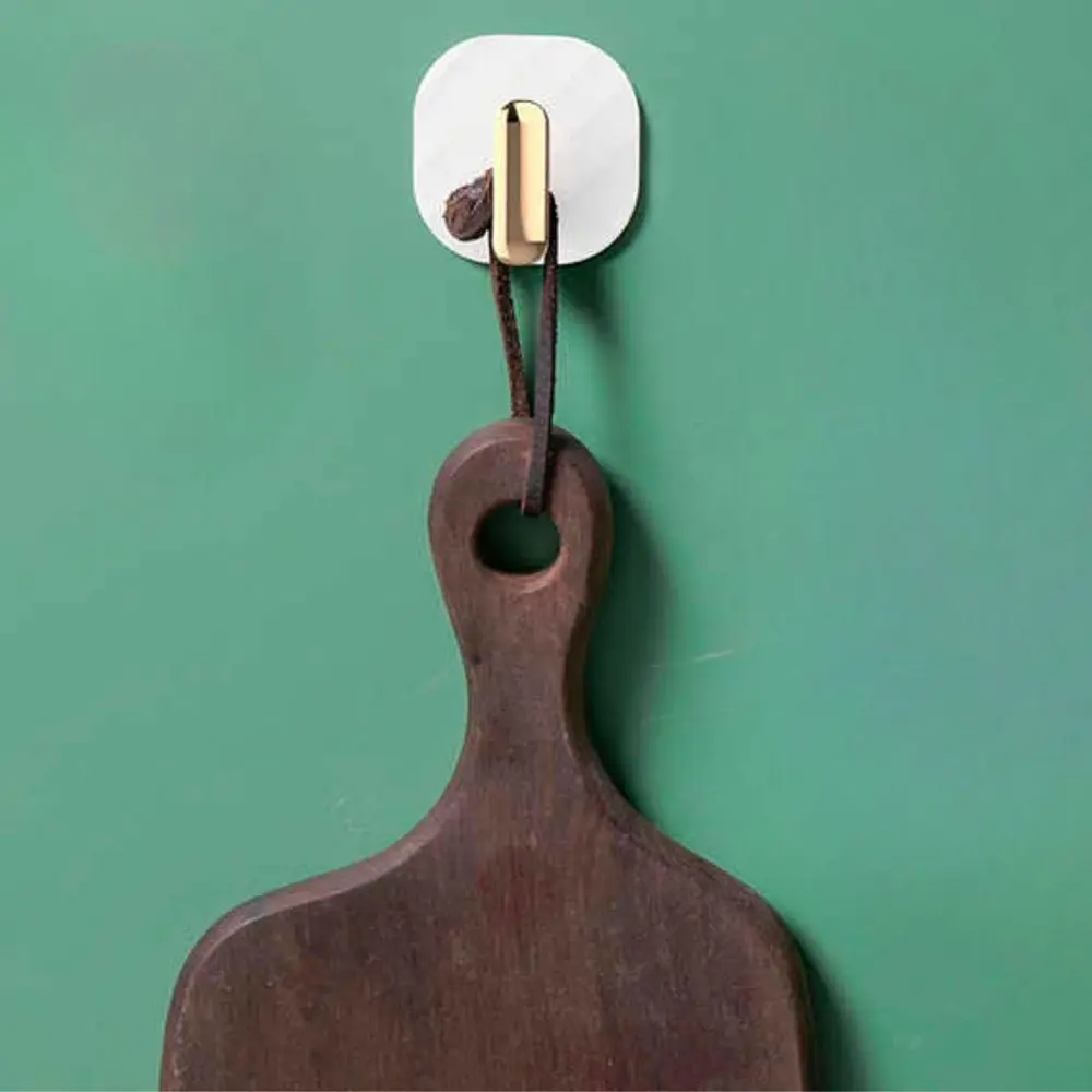2li Yapışkanlı Retro Askılık Dolap Kapak Kulpu Beyaz (4741)