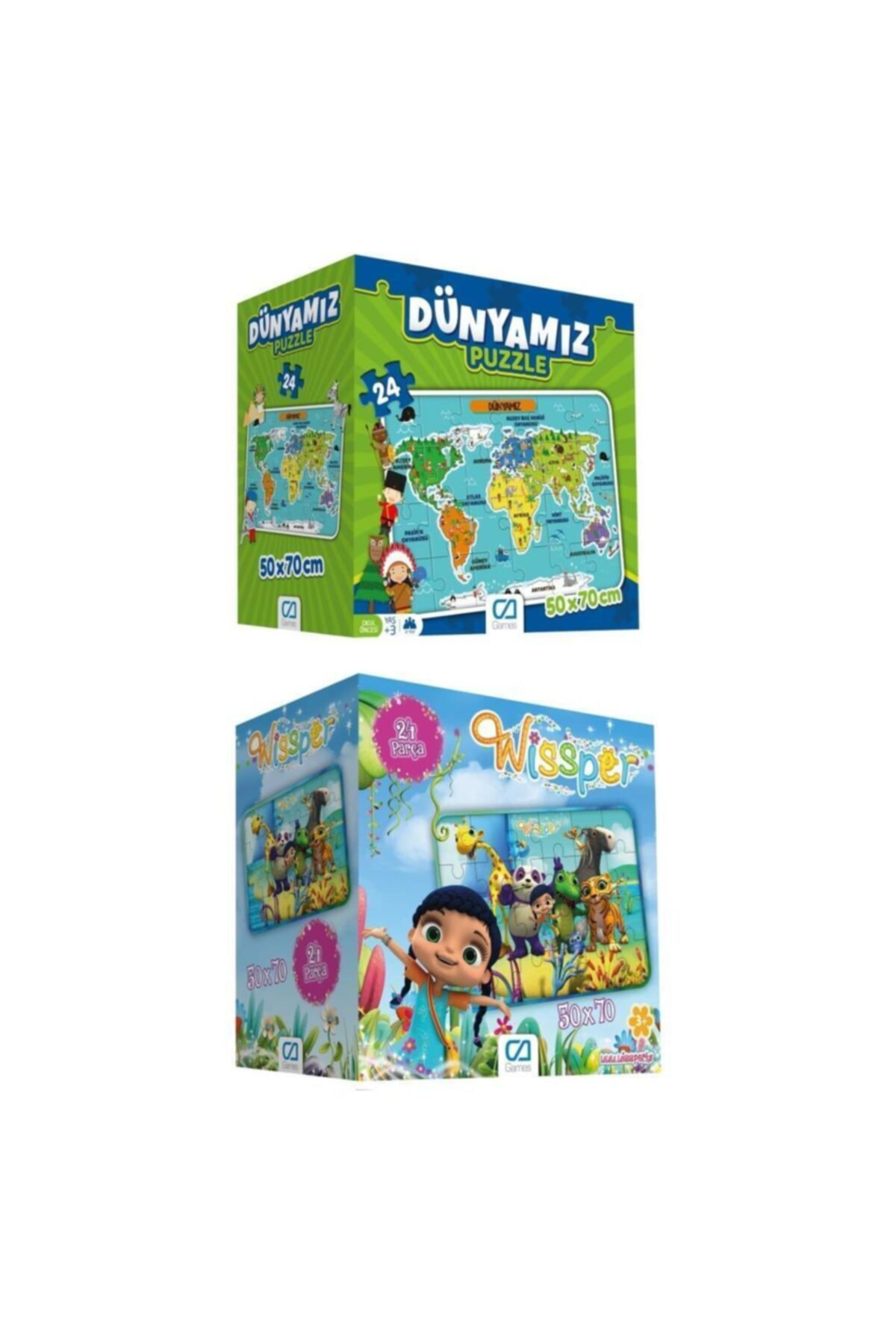 Ca Games 2'Li Yer Puzzle Seti (5025-5066)