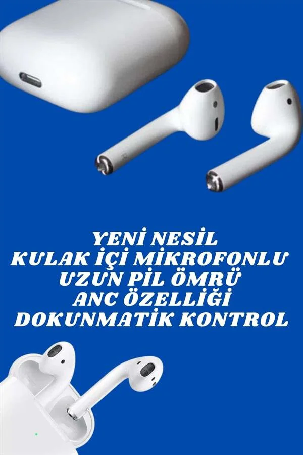 2.Nesil TWS Bluetooth Kulaklık - Dokunmatik Kontrol ve Yüksek Ses Kalitesi