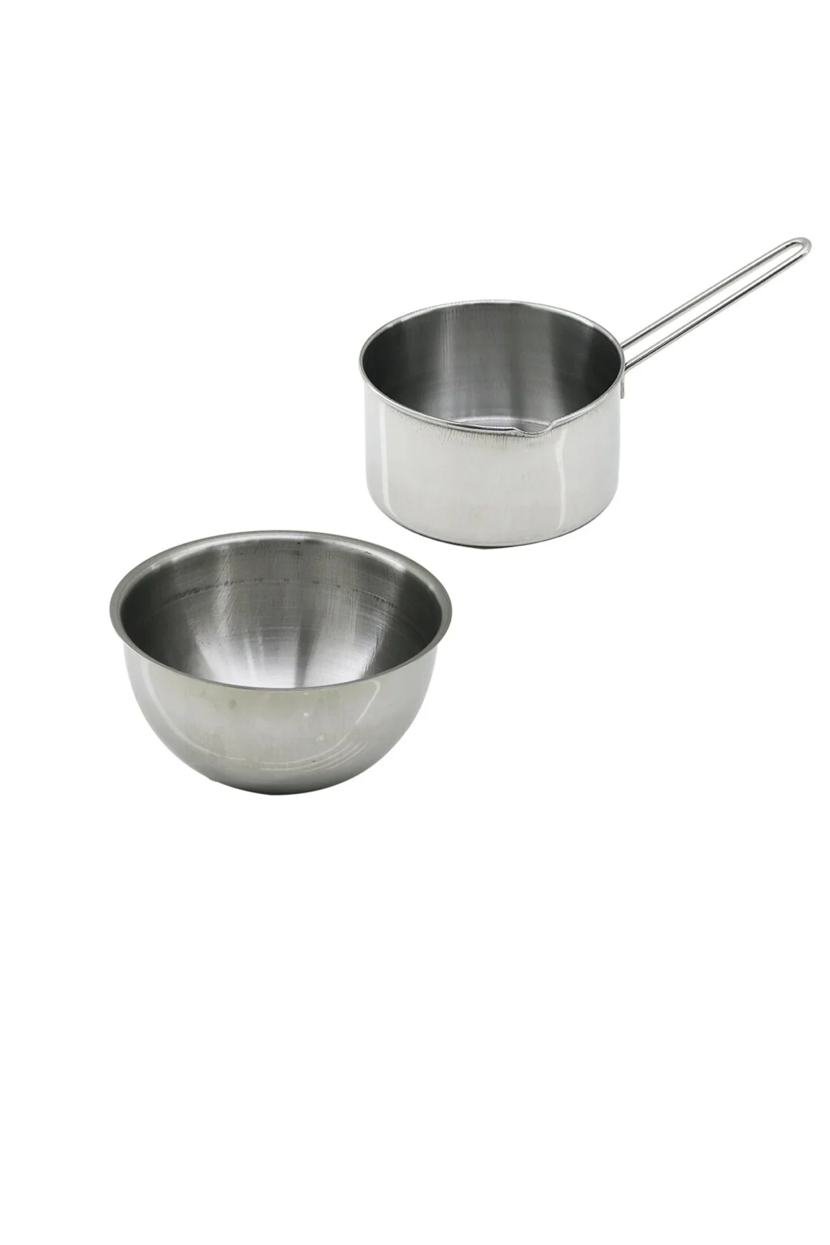 2PCS SET PASLANMAZ ÇELİK CHEFF SÜTLÜK - SOSLUK=14CM - DERİN KAP=17CM (5047) 2PCS SET PASLANMAZ ÇELİK CHEFF SÜTLÜK - SOSLUK=14CM - DERİN KAP=17CM (5047)