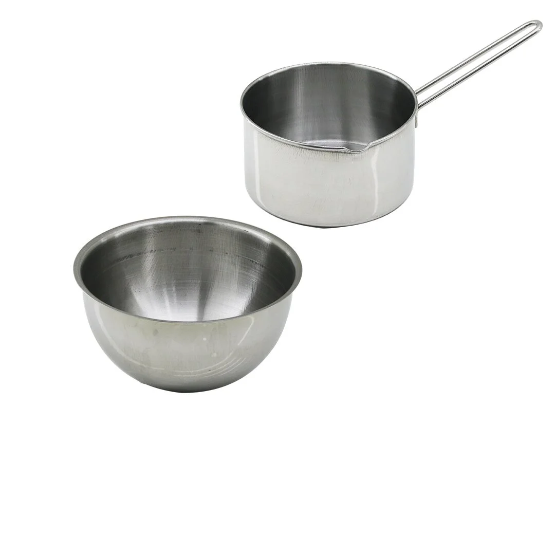 2pcs Set Paslanmaz Çelik Cheff Sütlük - Sosluk=14cm - Derin Kap=17cm Bx40 Fiyatı, Yorumları ve Özellikleri