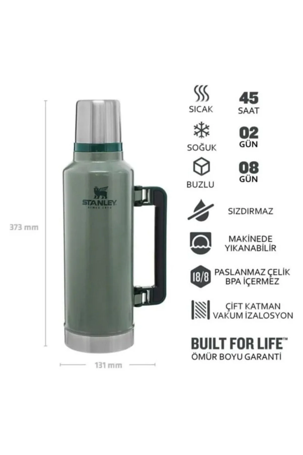 Classic Legendary Termos 1.9L Matara SİYAH