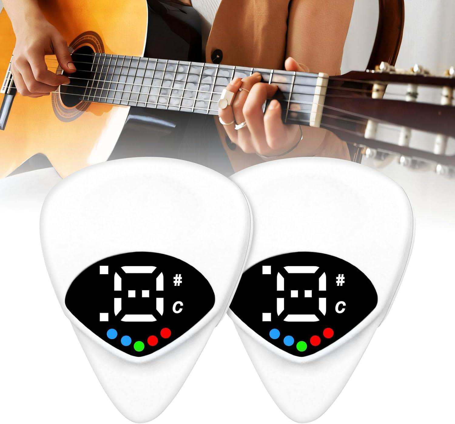 2'si 1 Arada Gitar Plektreni & Akort Cihazı Taşınabilir