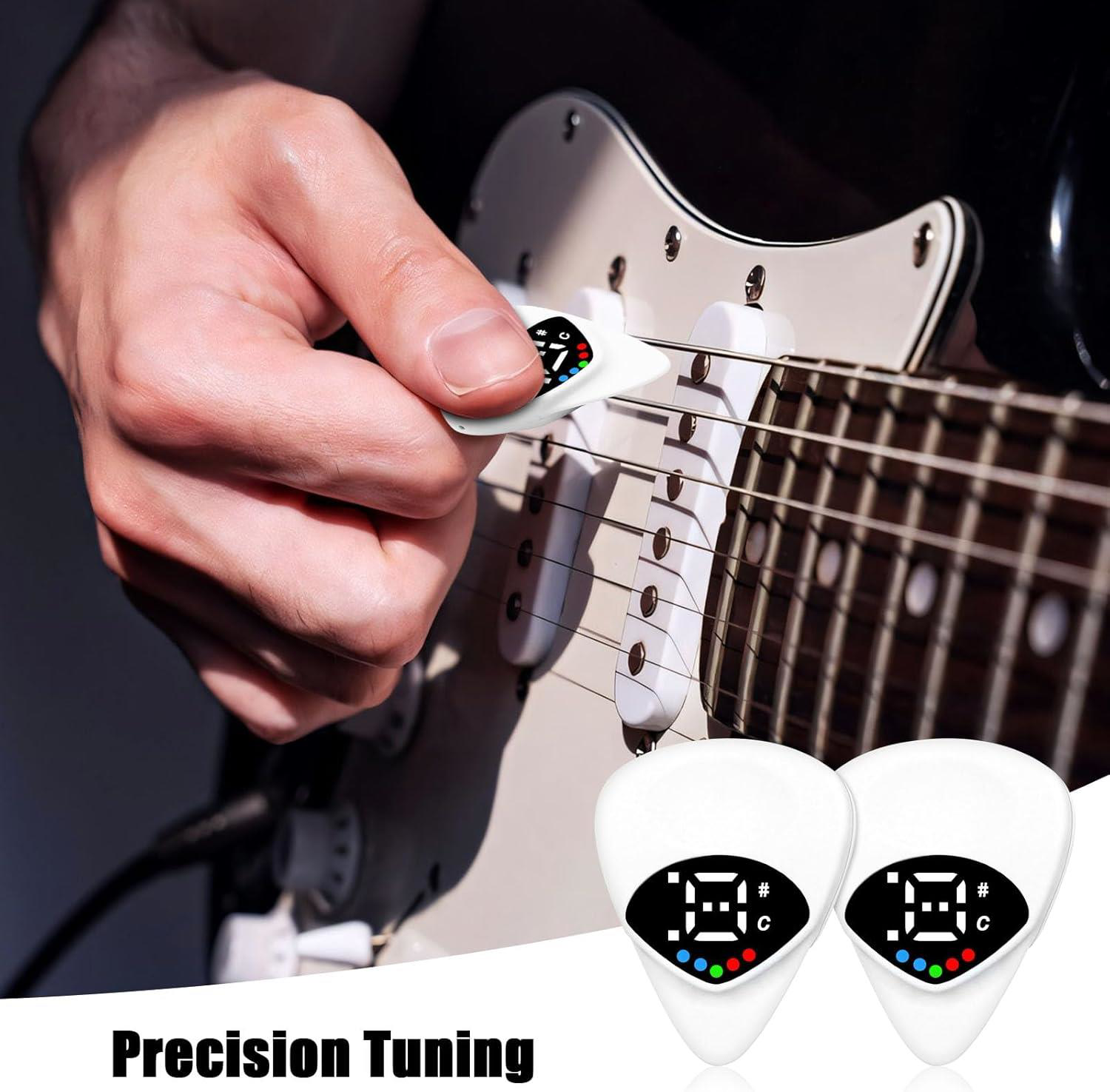 2'si 1 Arada Gitar Plektreni & Akort Cihazı Taşınabilir