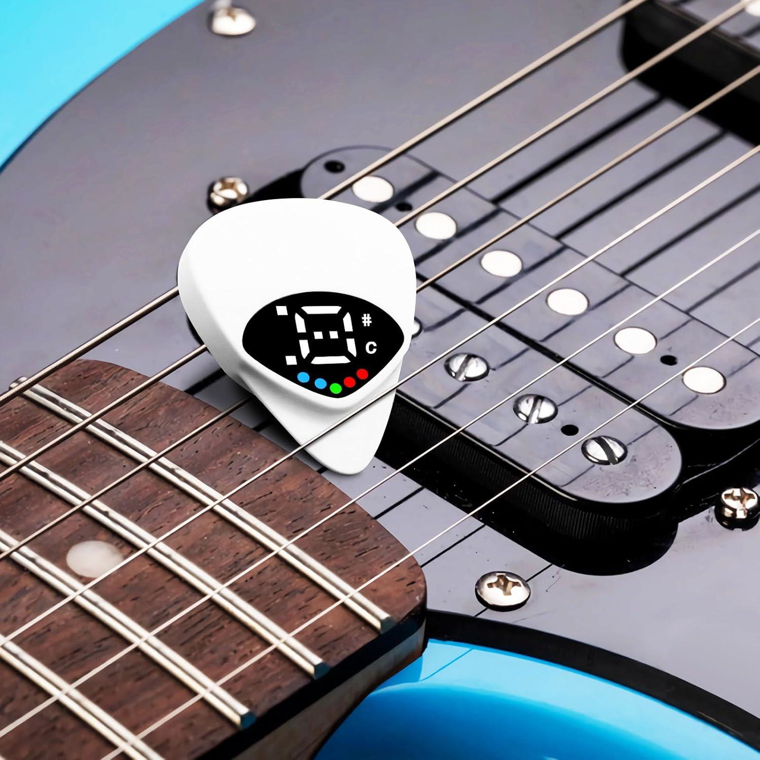 2'si 1 Arada Gitar Plektreni & Akort Cihazı Taşınabilir