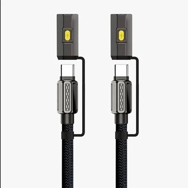 2'si 1 Arada Type-C Şarj Kablosu – LED Fener & Alevsiz Çakmaklı 120 Cm Siyah Kablo Fiyatı, Yorumları ve Özellikleri