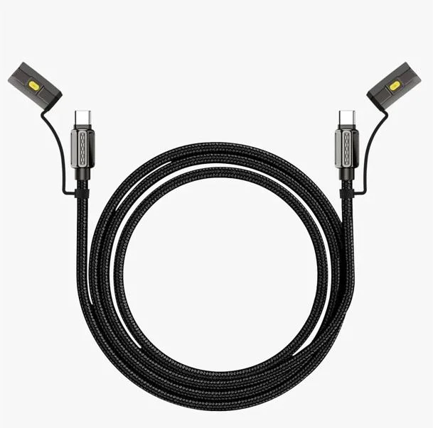 2'si 1 Arada Type-C Şarj Kablosu – LED Fener & Alevsiz Çakmaklı 120 Cm Siyah Kablo Fiyatı, Yorumları ve Özellikleri