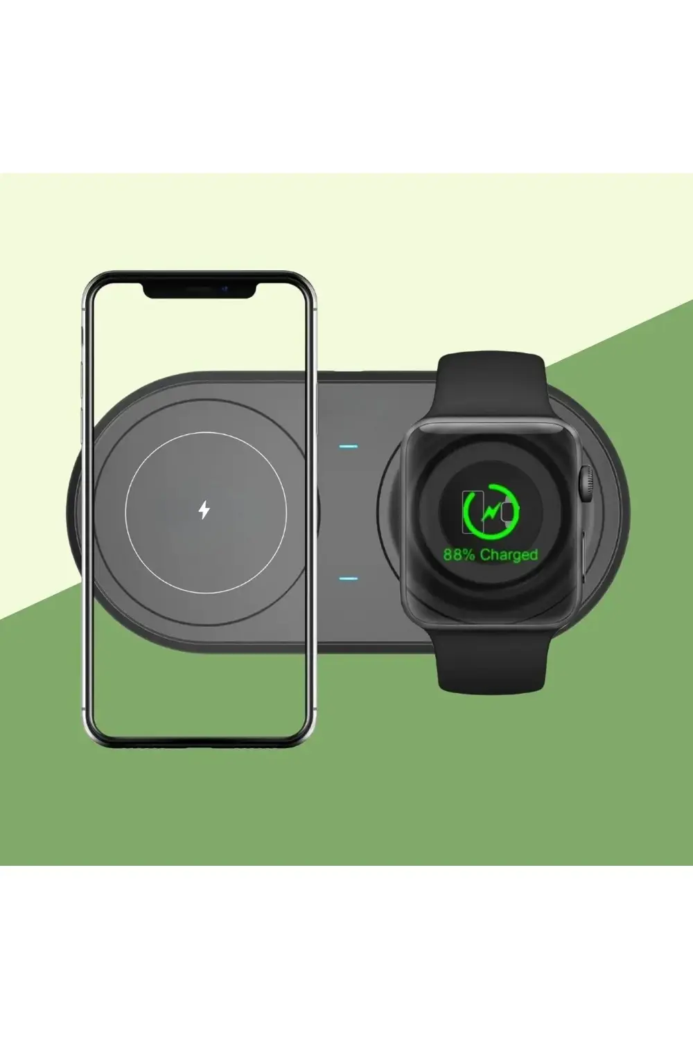 2Si 1Arada Saat,Kulaklık Ve Telefon Hızlı Şarj Etme Aparatı