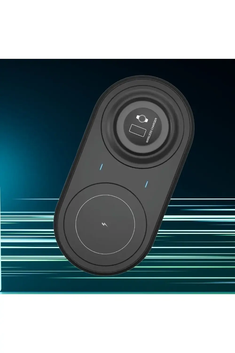 2Si 1Arada Saat,Kulaklık Ve Telefon Hızlı Şarj Etme Aparatı