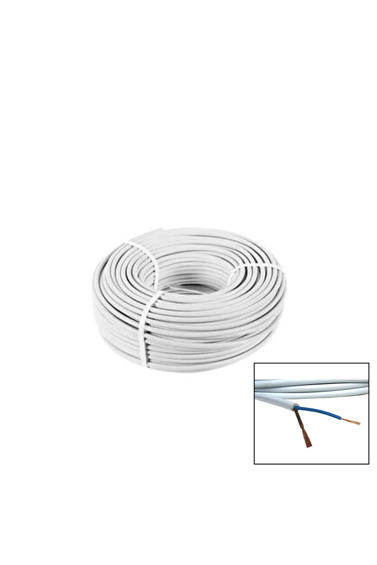 2x1.5MM TTR KABLO 100MT CCA KABLO H05 W-F (5492) 2x1.5MM TTR KABLO 100MT CCA KABLO H05 W-F (5492)