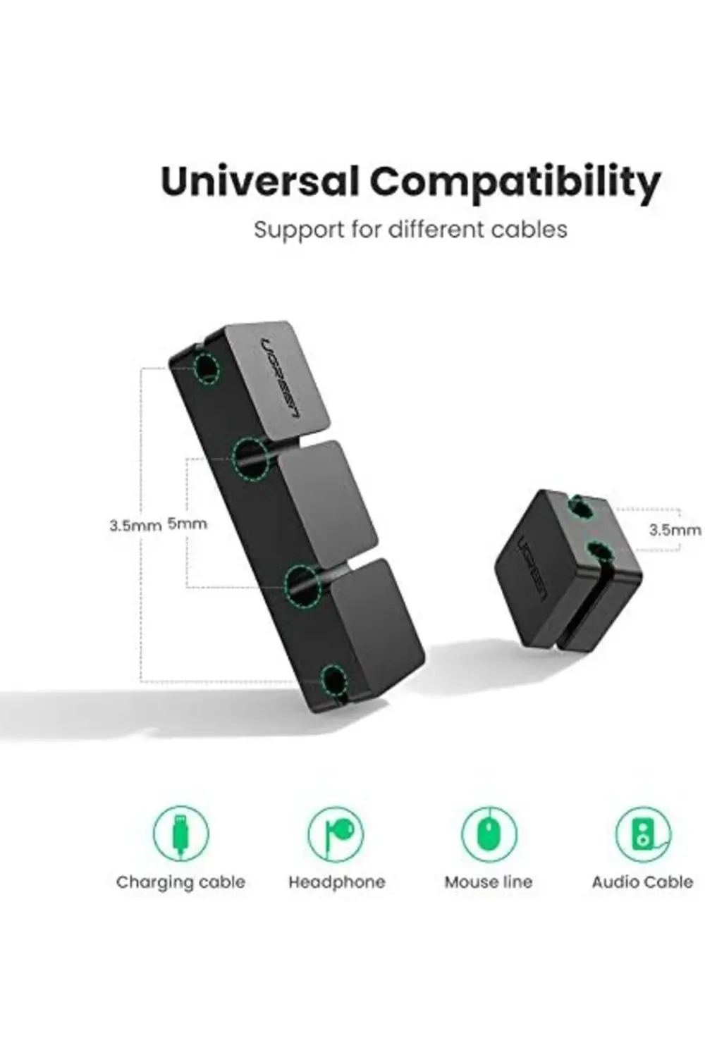 3 +1 Kanallı Silikon Kablo Düzenleyici Organizer 1191881