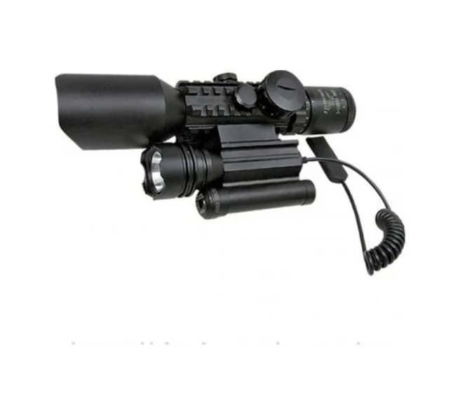 3-10x42 Zoomlu Av Tüfeği Dürbünü Lazeri Zenon Fenerli M9 Lisinya Diğer 3-10x42 Zoomlu Av Tüfeği Dürbünü Lazeri Zenon Fenerli M9 Lisinya Diğer