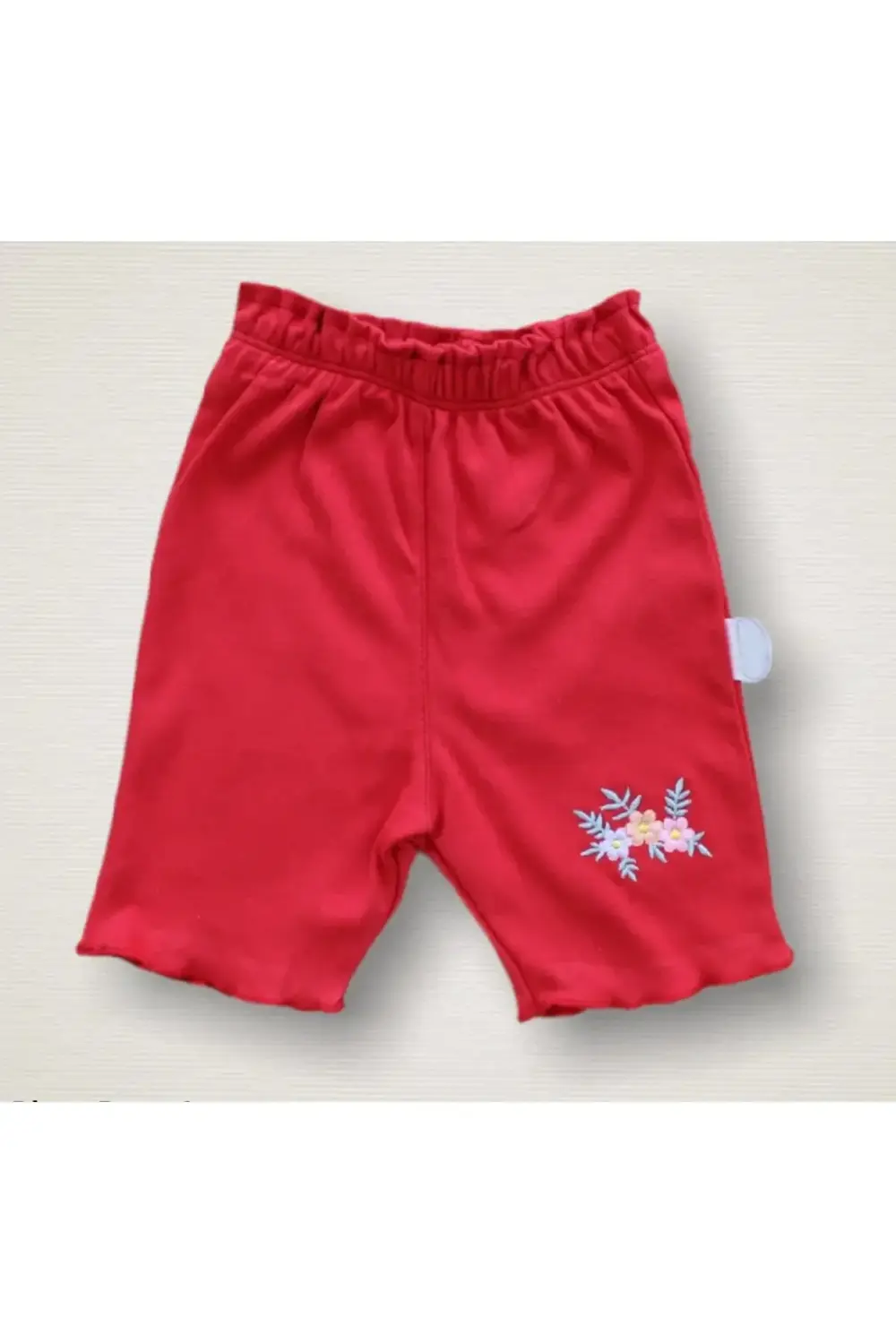 3-6 6-9 9-12 Ay Melek Kız Nakışlı Bandanalı Kısa Kollu Sweatli Şo