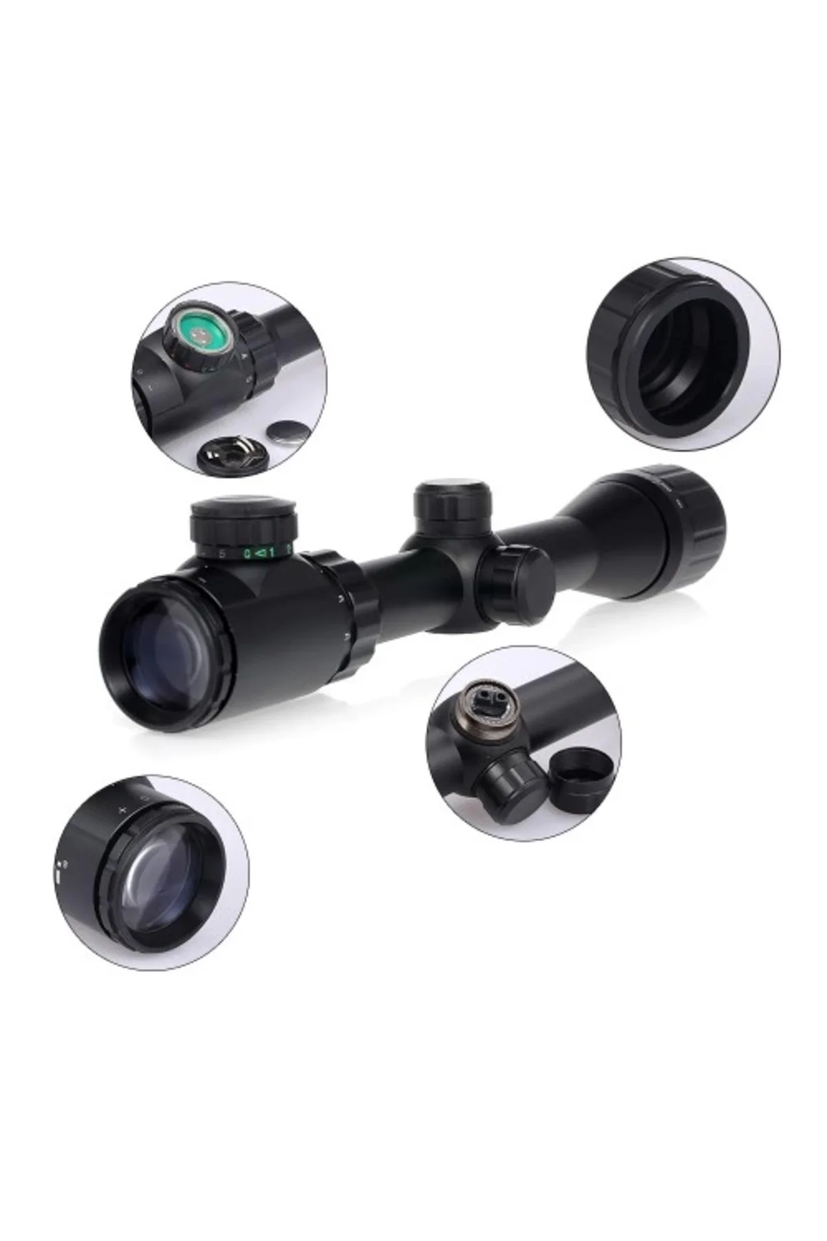 3-9x32AOEG Çift Işık Kırmızı Yeşil Kaynaklı Dürbünü ( Lisinya )