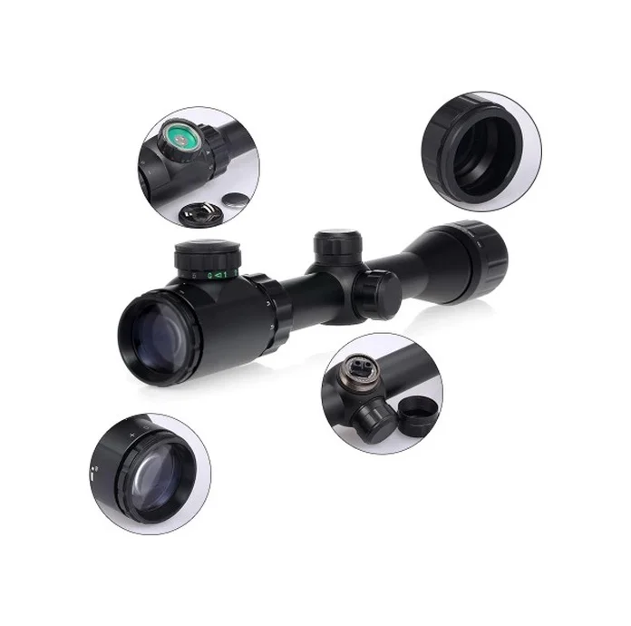 3-9x32aoeg Çift Işık Kırmızı Yeşil Kaynaklı Dürbünü Çok Renkli 3-9x32aoeg Çift Işık Kırmızı Yeşil Kaynaklı Dürbünü Çok Renkli