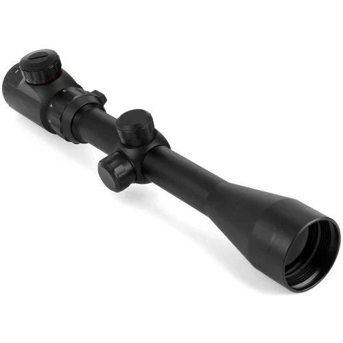 3-9x40 Zoomlu Çıft Işıklı  Tüfeği Dürbünü Montaj Kelepçeli
